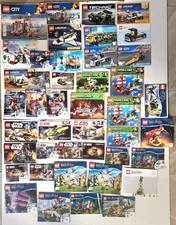Lot Of 43 LEGO Instruction Manuals Star Wars Harry Potter Creator Minecraft 
