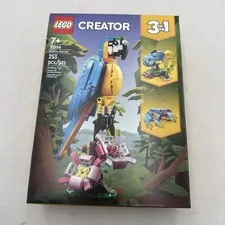 LEGO Creator 3 in 1 Exotic Parrot Animals Building Toy 31136