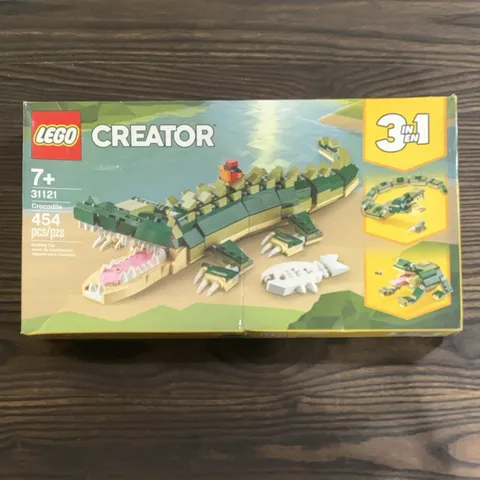 LEGO Creator 3in1 31121 Crocodile Set 3 In 1 New Sealed Damaged Box See Photos