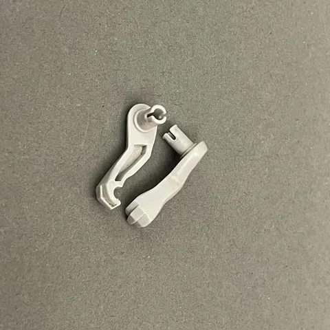 Lego 86055 35201 86056 35202 Light Gray Replacement Parts Pieces Lot of 2