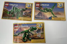 Lego Creator 31058 Instructional Manual Only 2022 Set of 3 Dinosaurs