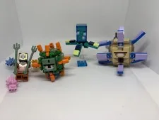 LEGO Minecraft: 21180 The Guardian Battle Mini Figures Set Four Figures