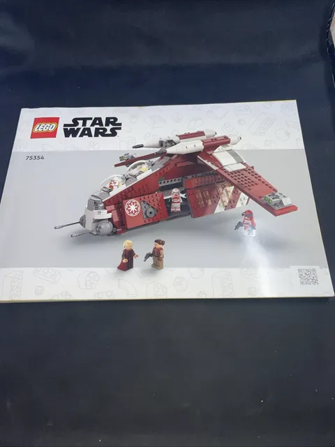 New LEGO 75354 Star Wars Coruscant Guard Gunship Manual No Brick Lot 259