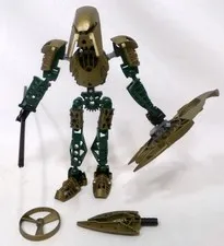 2005 LEGO Bionicle Toa Hagah 8762 Toa Iruini Set Incomplete