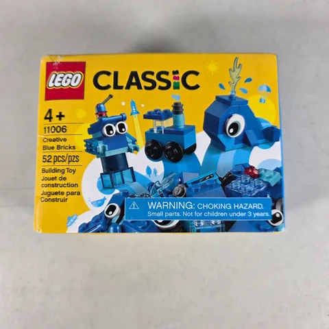 LEGO Classic Creative Blue Bricks #11006 52 Pieces New