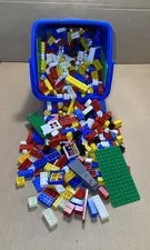 LEGO Bulk Lot of Mixed Bricks & Pieces in Lego Bucket 4 lbs 8 oz