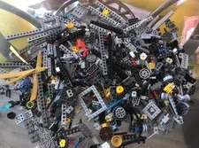 LEGO Technic Parts Pieces Lot Pins Axles Gears Genuine Over 1.5 lbs As pictured