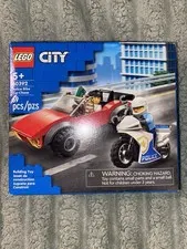 LEGO CITY 60392 Police Bike Car Chase (RETIRED) NIB