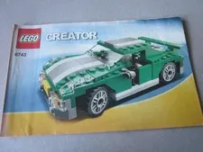 Lego Creator 6743 Building Instructions Instruction Sports Car Coupe