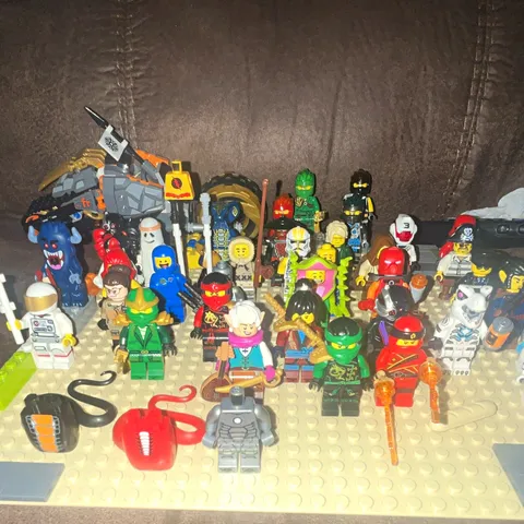 LEGO NINJAGO Minifigure Lot w/ Accessories Kai Jay Zane Cole Ninja