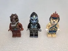 Lego Legends of Chima Gorzan Gorilla Croc Chomp Lennox Lion Minifigure Lot