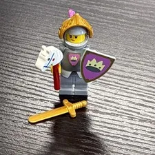 LEGO Pink Knight of the Yellow Castle Minifigure CMF 71034 Series 23 NEW LOOK