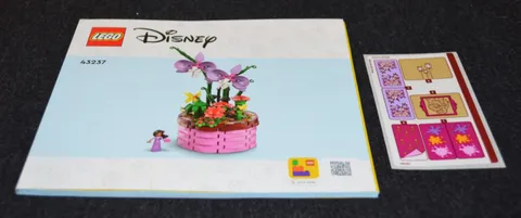43237 INSTRUCTION BOOKLET and ORIGINAL STICKERS ONLY Set # 43237 ~ Lego Disney
