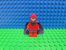 Lego Magneto Minifigure sh0031 6866 Marvel Super Heroes X-Men CMF Lot Rare HTF 