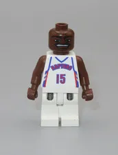 LEGO NBA # 15 Vince Carter Toronto Raptors white minifigure 3433 Basketball
