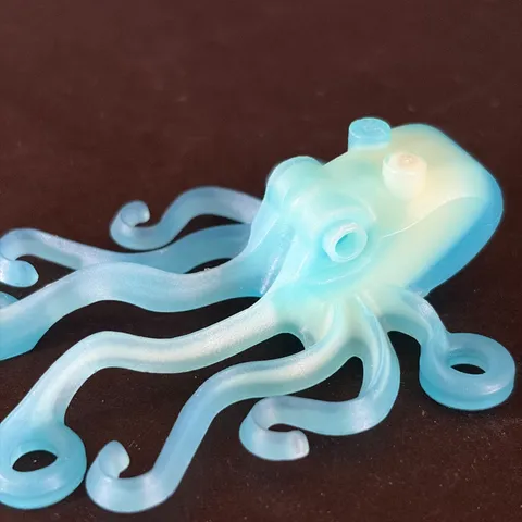LEGO Blue Octopus 6086pb01 Set 8636 Glows in the Dark Extremely Rare