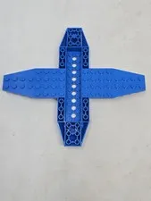 LEGO Aircraft Fuselage Base Blue 4 x 16 x 1 with 2 x 10 Recessed Center  35106