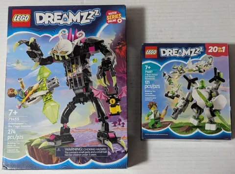 Lego #71455 DREAMZzz Grimkeeper the Cage Monster Set  & 71487 Z-Blob's Robot