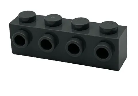 Lego 30414 Dark Bluish Gray Brick Modified 1 x 4 With Studs on 1 Side 4210725