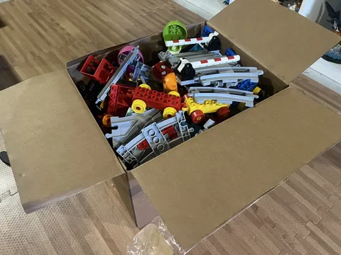 LEGO - DUPLO - Giant Part Box - LOT of ~14lbs of bricks - partial and full sets