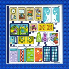 New LEGO Friends Travel Boat Adventure 42664 Sticker Sheet Qty 1
