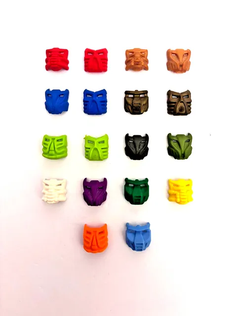 LEGO BIONICLE Krana Krana-Kal Lot 18 Bohrok Bohrok-Kal Masks 2002 2003