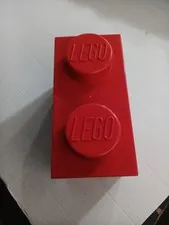 Lego Stackable Lego Storage Brick Box #4002 Container Red