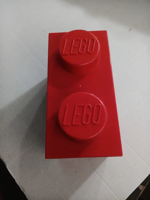 Lego Stackable Lego Storage Brick Box #4002 Container Red