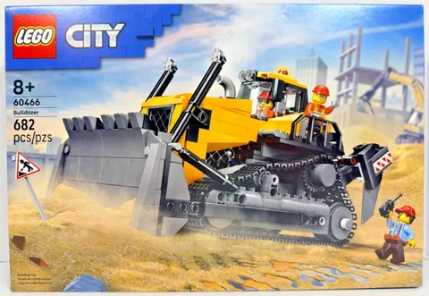 LEGO 60466 City Yellow Bulldozer Construction New Sealed Ships Fast NISB