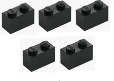 LEGO ® 5x brick 1x2 black brick 3004 element 300426 basic brick New
