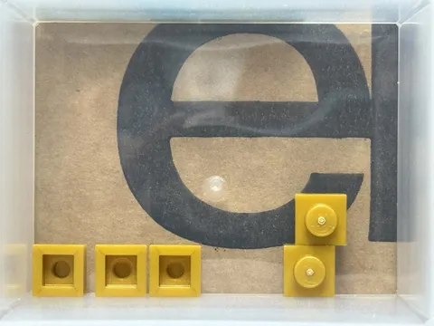 LEGO Parts - Pearl Gold Plate 1 x 1 - No 3024 - QTY 5