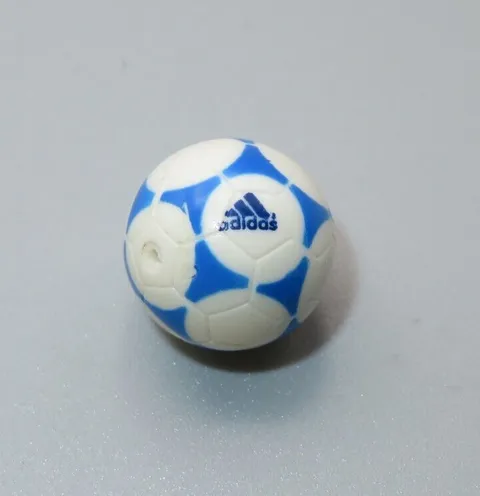 LEGO Adidas blue white Soccer ball sports minifigure 3409 Championship Challenge