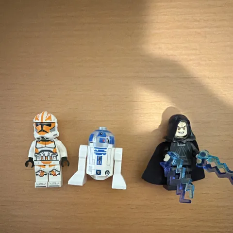LEGO Star Wars Minifigures Lot - Clone Trooper, R2-D2 & Emperor Palpatine