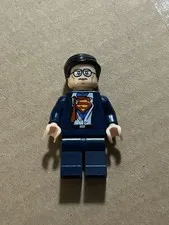 LEGO Custom Clark Kent Superman Figure Minifigure