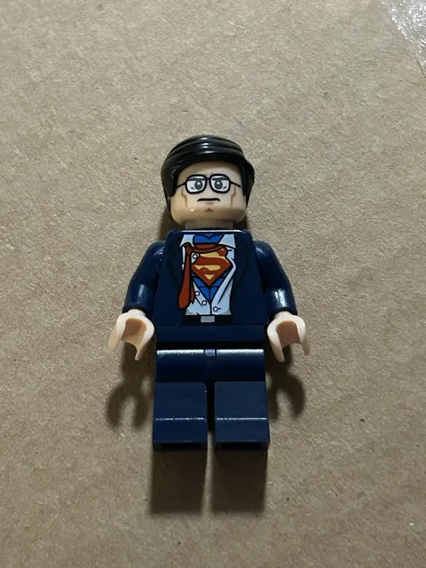LEGO Custom Clark Kent Superman Figure Minifigure