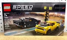 LEGO SPEED CHAMPIONS: 2018 Dodge Challenger SRT Demon & 1970 Dodge Charger NEW