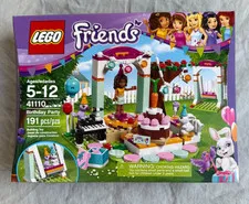 LEGO Friends 41110 Birthday Party 191pc Andrea Figure Retired Set NIB