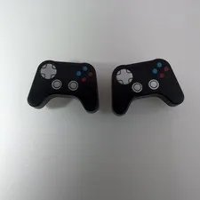 LEGO Video Game 2 Controllers 🎮 Black w/ Silver Buttons Xbox Remote Minifigure