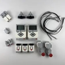 LEGO Mindstorms EV3 Electronics Bundle 2x 45500 Bricks Motors Sensors Tested