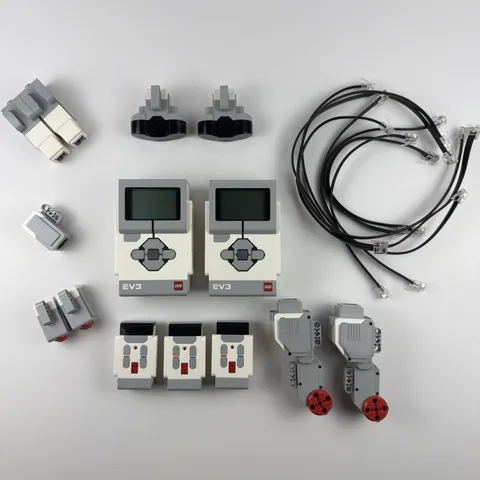 LEGO Mindstorms EV3 Electronics Bundle 2x 45500 Bricks Motors Sensors Tested