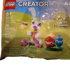 LEGO Posable Easter Bunny Colorful Eggs 30668 Retired New Factory Sealed 2024