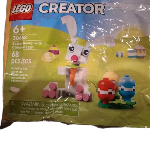 LEGO Posable Easter Bunny Colorful Eggs 30668 Retired New Factory Sealed 2024