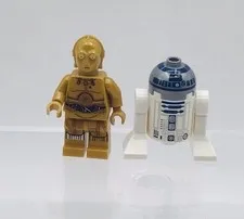 LEGO Star Wars C-3PO & R2-D2 Astromech Protocol Droid Minifigure 75159 75136