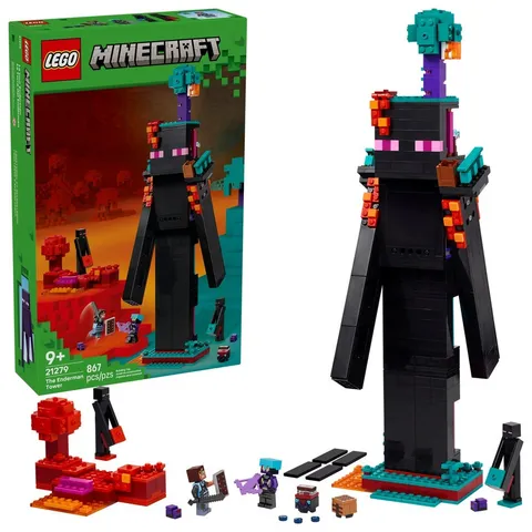 LEGO Minecraft  The Enderman Tower (867 Pieces) 21279 2025