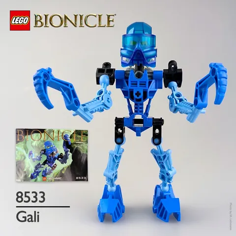 ✔️ LEGO BIONICLE - Gali - 8533 - 100% Complete ✔️