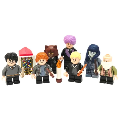 Lego Harry Potter Sorcerer's Stone Minifigure Collection - 7 Wizard Mini Figures