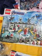 Lego Avengers 76125 Iron Man Hall of Armor Open Box Marvel 524 Pieces Sealed Bag
