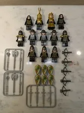 Building Blocks Knights- Dragon Lego Minifigures Lot Of 12-New