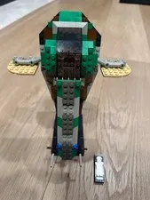 LEGO Star Wars Slave 1 (7144) With MOC Stand