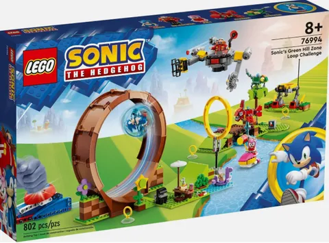 NEW SEALED Lego Sonic the Hedgehog Sonic's Green Hill Zone Loop Challenge 76994